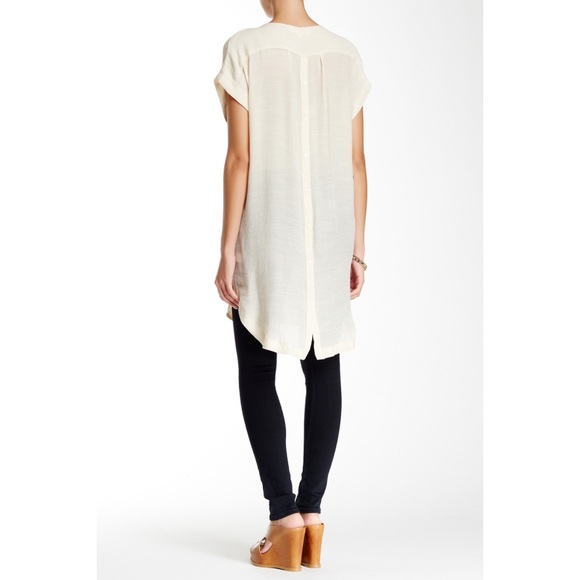 ASTR THE LABEL button back gauze tunic M - Picture 1 of 8